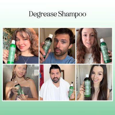 Clarifying Shampoo for Build Up and Oily Hair - Deep Cleansing Shampoo with Rosemary - Refreshing Lemon for Greasy Hair &amp; Jojoba Oil for Scalp Cleanser - Anti Residue Shampoo for Healthy Scalp - 8 Oz