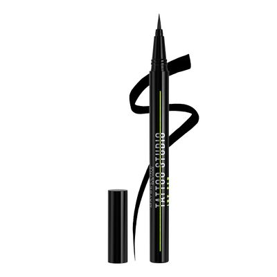 Maybelline Tattoo Studio Ink Pen Liquid Eyeliner, Up to 24 Hours of Wear, Waterproof &amp; Smudge-Resistant Make Up, Matte Black, 1 Count