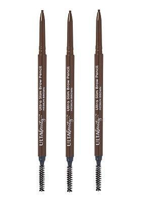 Ulta Beauty 3 Pack Ultra Slim Brow Pencil. Medium Brown. Size 0.003 oz. Y