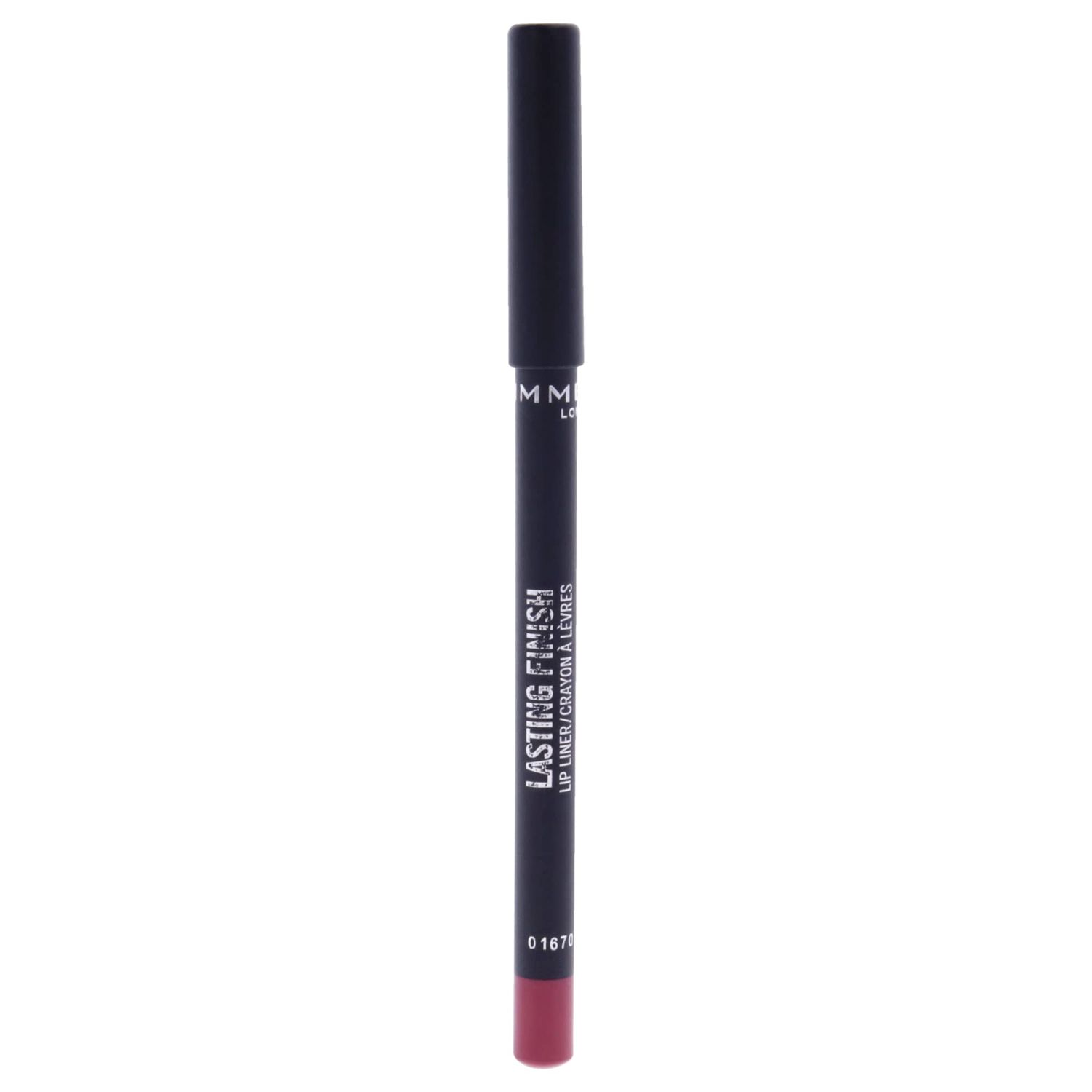 Rimmel Lasting Finish 8HR Soft Lip Liner Pencil - Vibrant, Blendable Formula to Lock Lipstick in Place for 8 Hours - 125 Indian Pink, .04oz