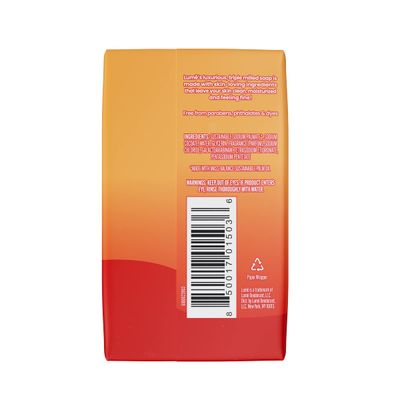 Lume Triple Milled Soap - Rich Moisture &amp; Gentle Cleansing - Paraben Free, Phthalate Free, Skin Safe - 5 ounce (Clean Tangerine)