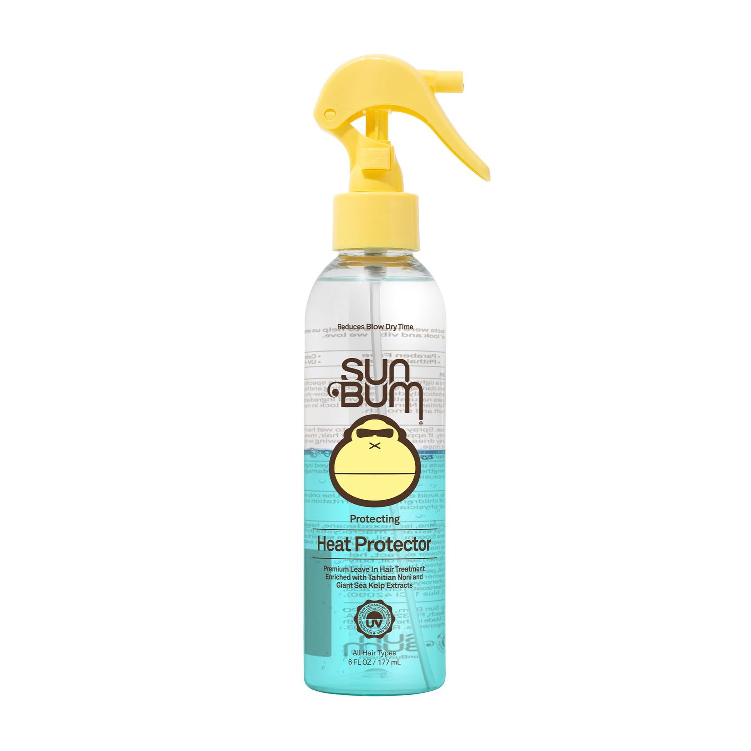 Sun Bum Heat Protector Spray | Vegan and Cruelty Free Hair Protecting Spray for All Hair Types | 6 oz