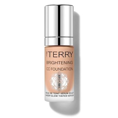 By Terry Brightening CC Foundation, Hydrating Serum Foundation, Ultra-Sheer Finish, Vegan &amp; Cruelty-Free, 4C Medium Cool