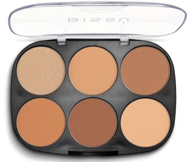 Biss Contouring Powder Palette (6 colors) (02 Medium to Bronzed)