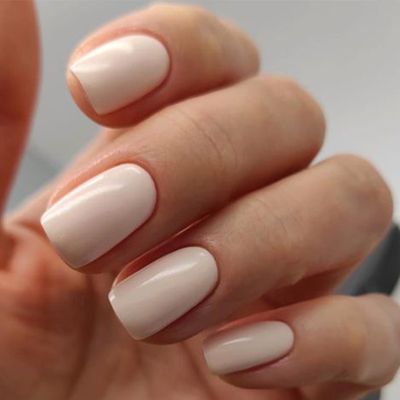 Modelones White Press on Nails, Short Square Fake Nails, Reusable Nail Kit with Nail Glue Adhesive Tabs Mini Nail File, Nails Press Ons 32Pcs16 Sizes, Valentine Gift