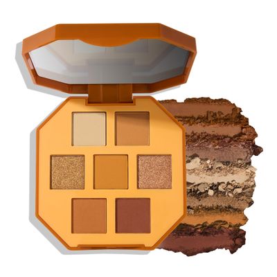 Julep Eyeshadow 101 Pro Powder Palette -Turmeric Latte - 7 Shade Matte &amp; Shimmer Eyeshadows - Great for travel- Blendable &amp; Buildable Eye Makeup Palette
