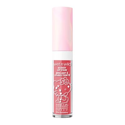 wet n wild Hello Kitty Glossy Lip Stain, Warm Apple Pie Lightly Scented, Nourishing New Glossy Finish Formula, Cruelty-Free &amp; Vegan - So Sweet