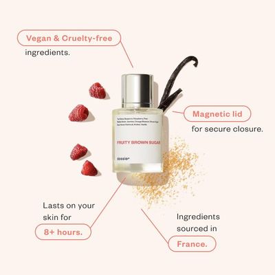 Dossier - Fruity Brown Sugar - Eau de Parfum - Inspired by YSt L's Mon Paris - Perfume Luxury - Pure Infused - Paraben-Free - Vegan - For Women - Fragrance 1.7 Fl oz (Spray 50ml)