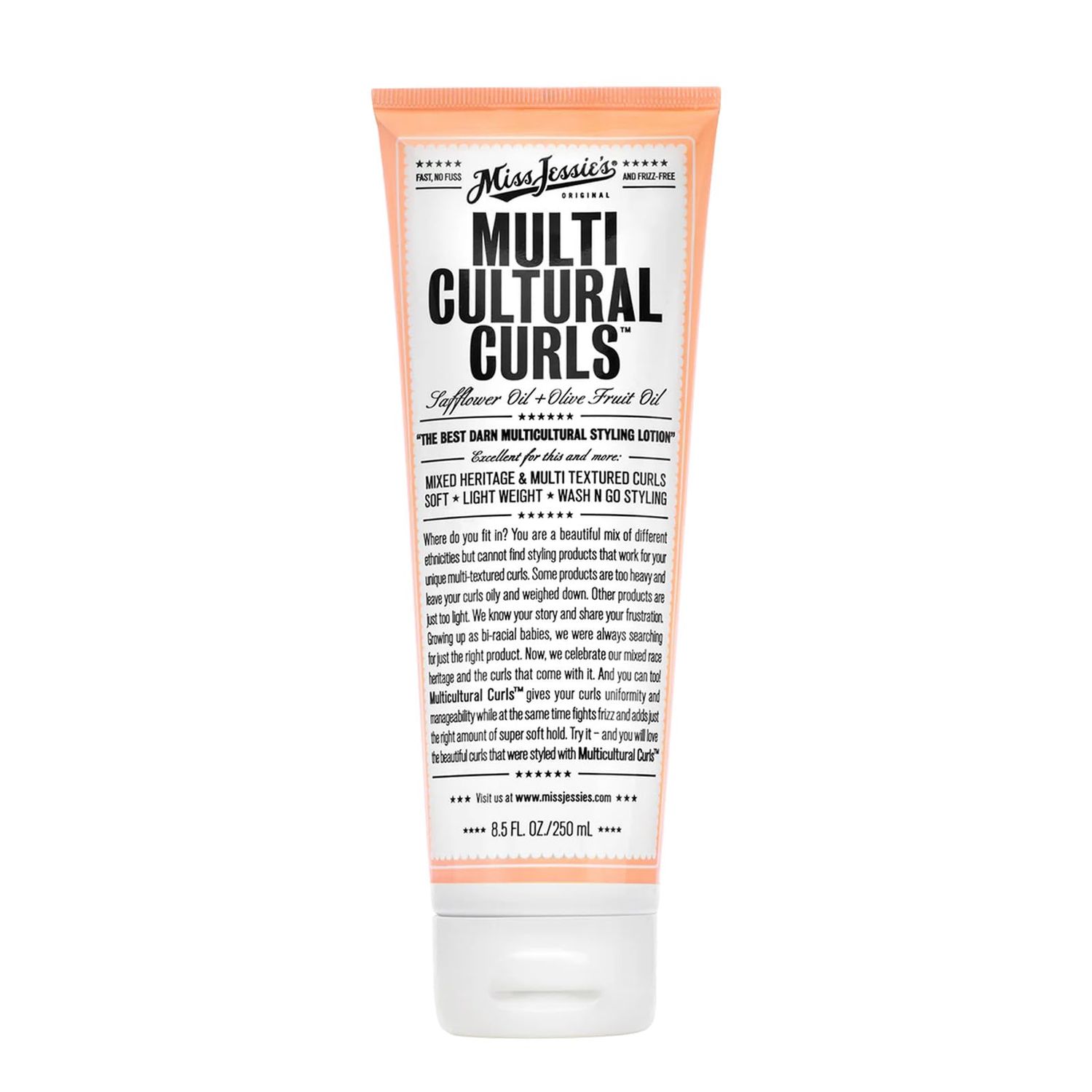 Miss Jessie&#39;s Multi Cultural Curls Unisex Cream, 8.5 Ounce (Pack of 1)