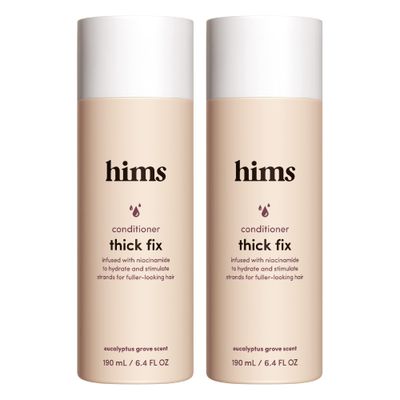 hims Thick Fix Conditioner - Hair Loss Conditioner With Niacinamide - Supports Hair Growth Treatment - Fresh Eucalyptus Grove, 2 pack, 6.4oz