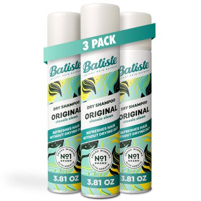 Batiste Original Dry Shampoo, Waterless Shampoo, 3.81oz 3 pack