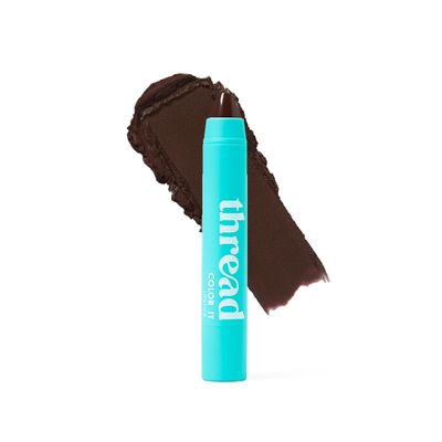 Thread Beauty Color It Vegan Lipstick, Moisturizing Lip Color with a Satin Matte Finish, Lovely - Burgundy Brown