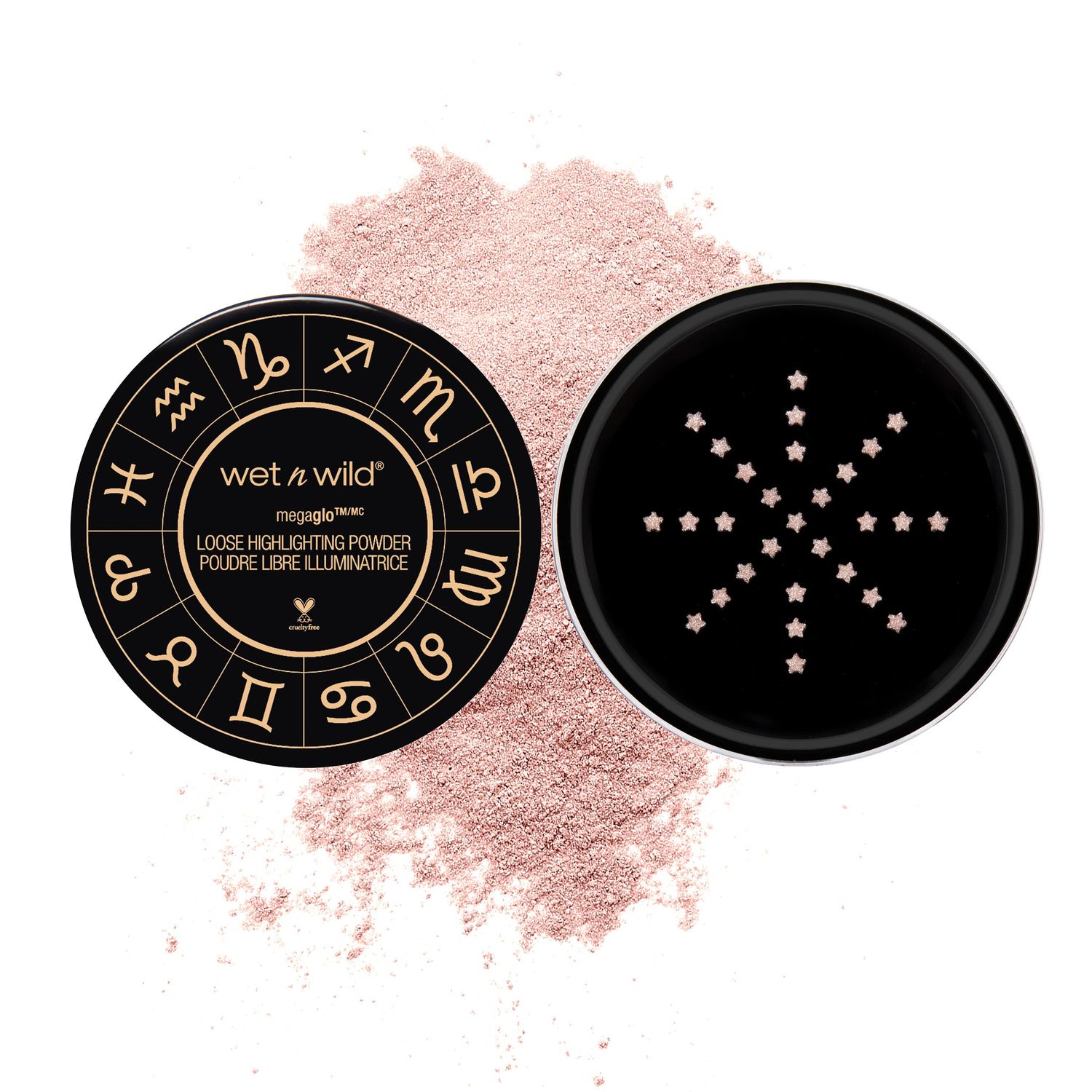 wet n wild MegaGlo Loose Highlighting Powder Zodiac Collection  Written in the Stars