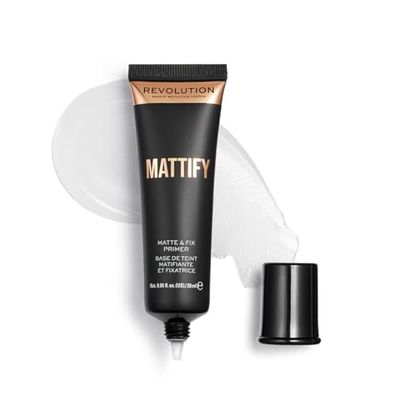 Makeup Revolution Mattify Matte and Fix Face Primer, Lightweight &amp; Translucent Formula, for a Smooth Complexion, Vegan &amp; Cruelty-Free, 0.94 Fl Oz