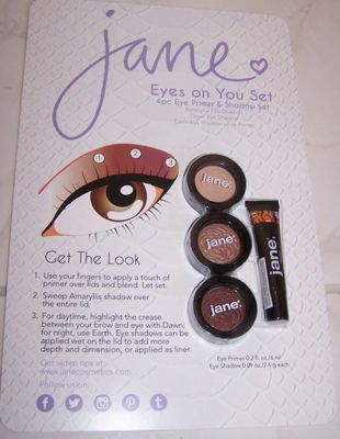 Jane Cosmetics 4pc Eye Primer &amp; Shadow Set