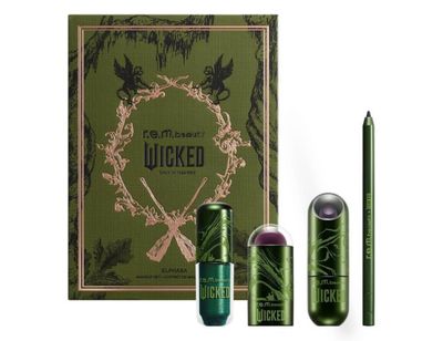 r.e.m. beauty x W.I.C.K.E.D Elphaba Makeup Set  Complimentary Premium Korean Aloevera Sheet Masque