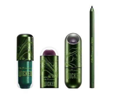 r.e.m. beauty x W.I.C.K.E.D Elphaba Makeup Set  Complimentary Premium Korean Aloevera Sheet Masque