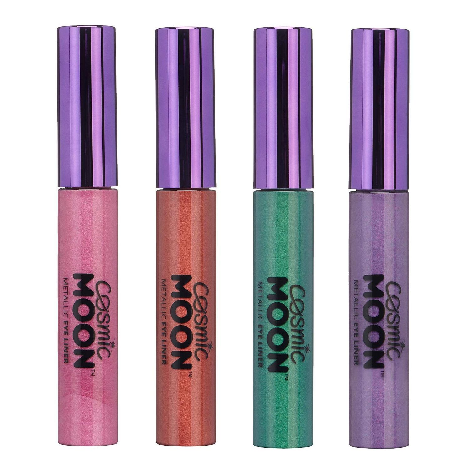 Cosmic Moon Metallic Eyeliner Set of 4 | Make up Eye Liner, Pearl Shimmer Eye Shadow