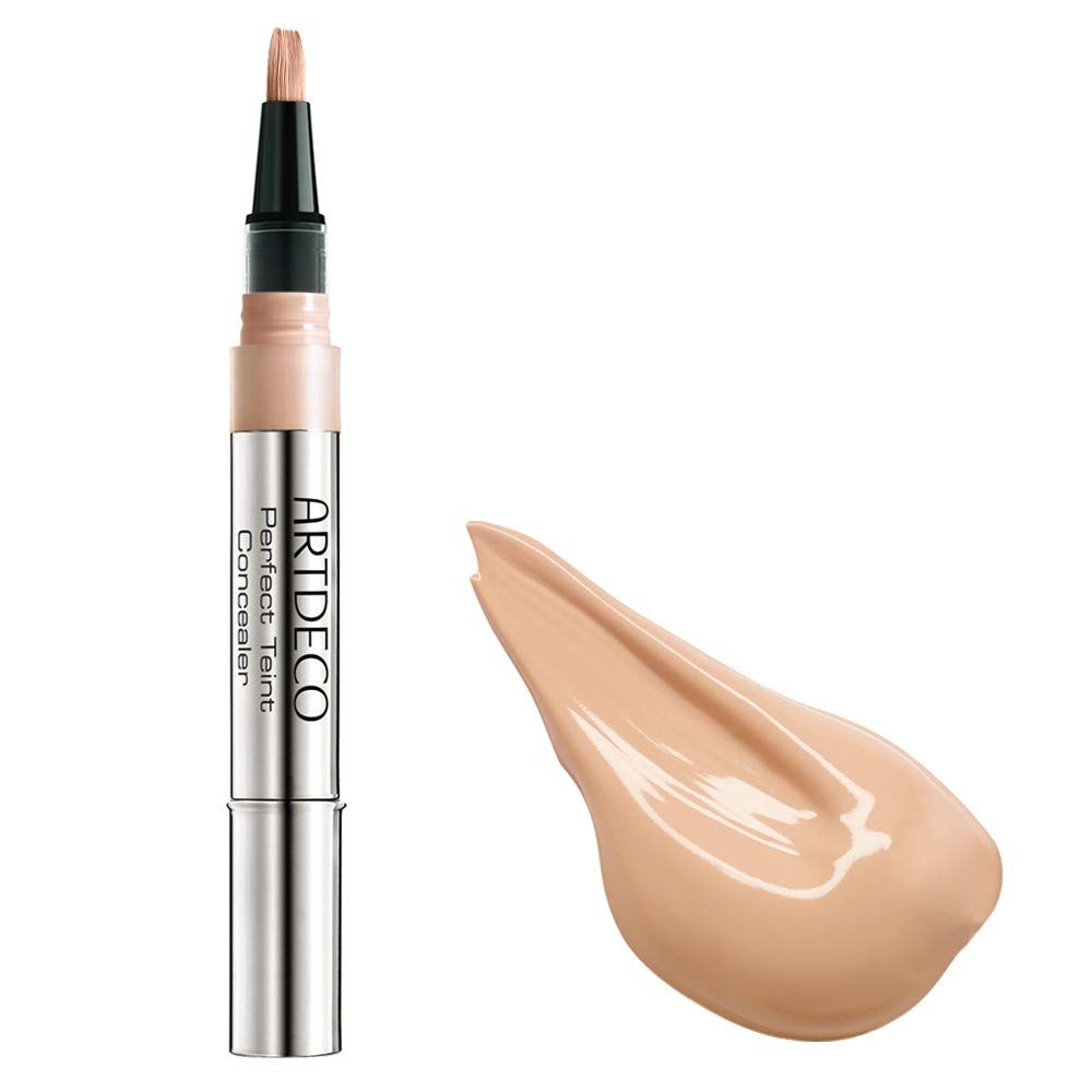 ARTDECO Perfect Teint Concealer - Light Ivory N06 - Light-Reflecting Concealer with Brush Applicator - No Signs of Tiredness - Medium Coverage - Water-Resistant - Long Lasting - Makeup - 0.07 Fl Oz