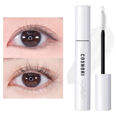 COSNORI Long Active Eyelash Serum - Korean Eyelash Boost Serum - Eyebrow Growth Enhancer for Longer and Thicker - Vegan, Irritation Free- Peptides, Hyaluronic Acid, 0.3 fl.oz.