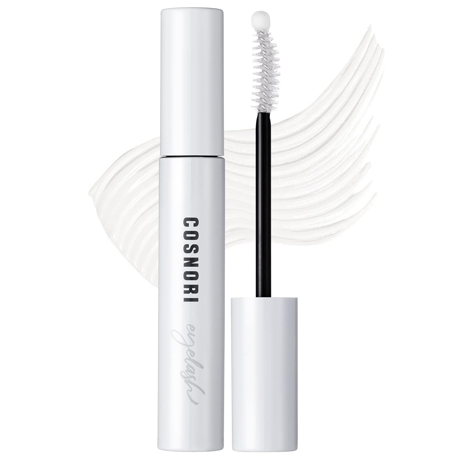 COSNORI Long Active Eyelash Serum - Korean Eyelash Boost Serum - Eyebrow Growth Enhancer for Longer and Thicker - Vegan, Irritation Free- Peptides, Hyaluronic Acid, 0.3 fl.oz.
