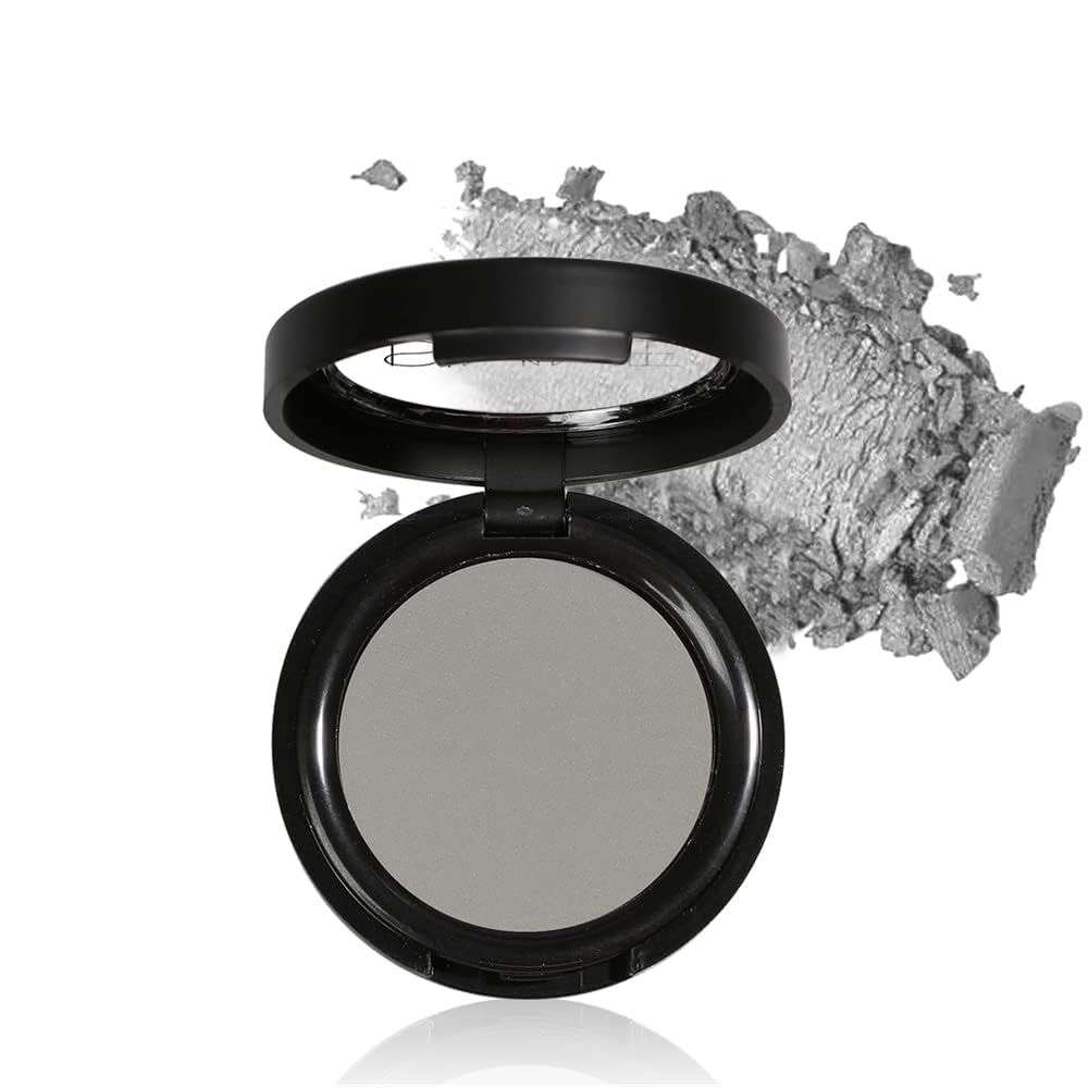Mysense Single Matte Grey Eyeshadow,Pressed Fine Powder Eye Shadow,High Pigment Longwear Single Grey Eye Makeup for Day&amp;Night (03)