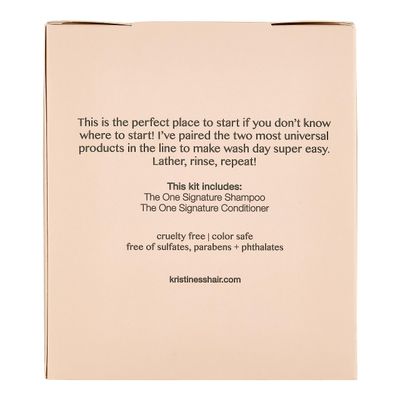 Kristin Ess Signature Travel Size Salon Shampoo  Conditioner Set for Moisture, Softness  Shine - Anti Frizz  Lightly Clarifying - Sulfate Free, Vegan  Safe for Color Treated Hair - Mini Travel Set