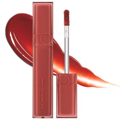 rom&amp;nd DEWYFUL WATER TINT 04 CHILI UP|Glossy|high pigment|moisturizing|non-sticky|Hydrated lips||colorful shades|High Shine|0.18oz
