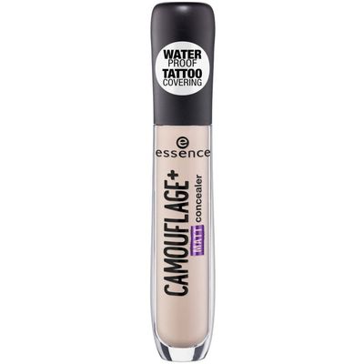 essence Camouflage Matte Concealer, Masking Pen, Waterproof, Covers Tattoos, No. 10 Light Pink, Nude, Matte, Vegan, Oil-Free, Waterproof (5 ml)