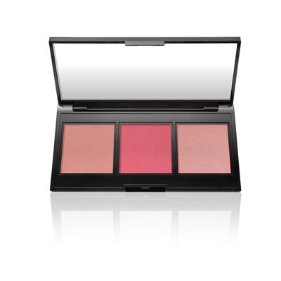 LAURA GELLER NEW YORK Multitasking Eye Lip Cheek Palette Cream to Powder Trio, Pink