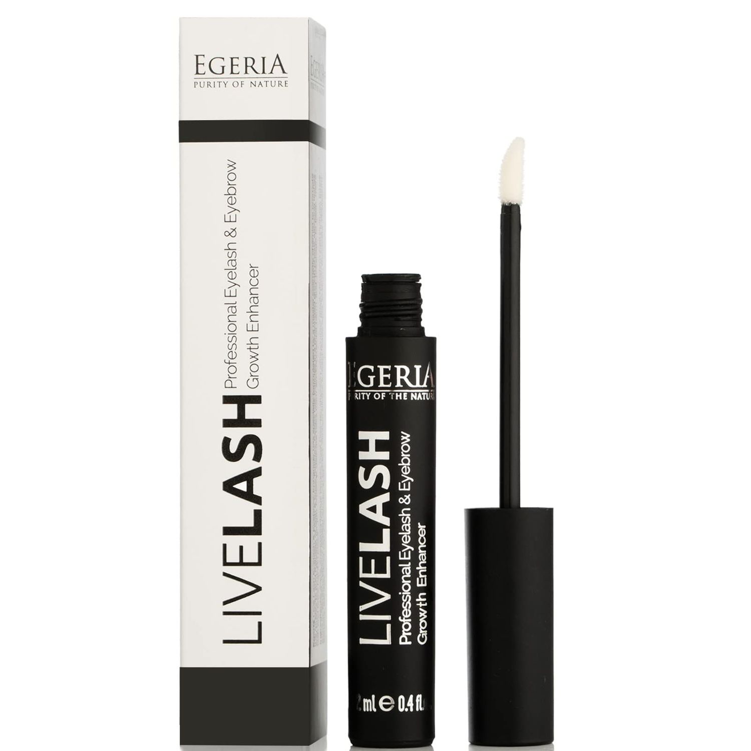 Premium Eyelash Growth Serum and Eyebrow Enhancer by Egeria, Lash boost Serum for Longer, Fuller Thicker Lashes &amp; Brows (1 PCS)