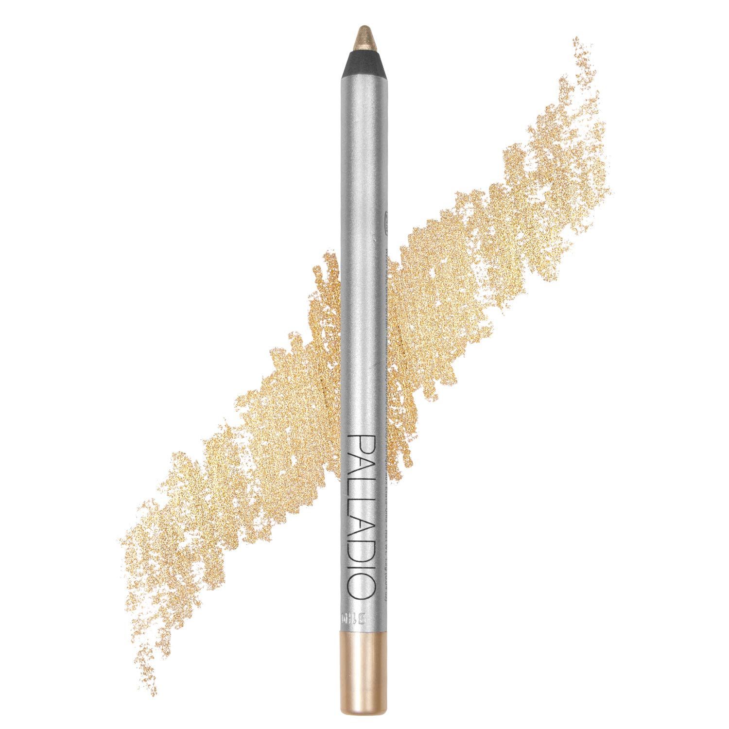 Palladio Precision Eyeliner, Silicone Based, Rich Pigment, Gentle Application, Dramatic Smoky Effect to Soft Everyday Wear, Sensitive Eyelids, Sets Itself, Can be Sharpened, Champagne