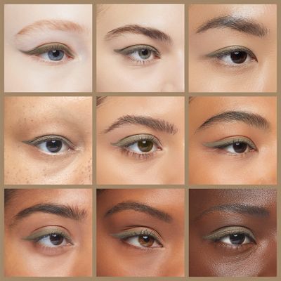 Palladio Precision Eyeliner, Silicone Based, Rich Pigment, Gentle Application, Dramatic Smoky Effect to Soft Everyday Wear, Sensitive Eyelids, Sets Itself, Can be Sharpened, Champagne