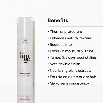 L'ANGE HAIR Posh Hair Polish | Helps Condition, Impart Shine, and Reduce Frizz | Paraben-Free Formula Enriched with Nourishing Botanicals