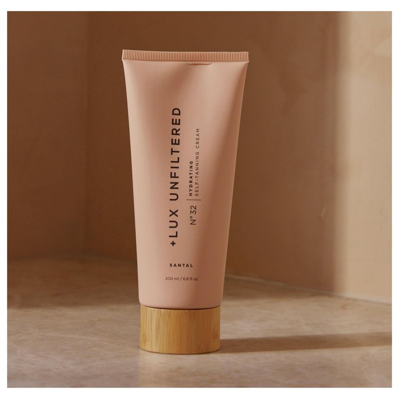 Lux Unfiltered N32 CLASSIC Gradual Self Tanning Cream in Santal, Hydrating Self Tanning Lotion, Gluten Free, Vegan  Cruelty Free Self Tanner, Luxurious Sunless Tanner Loaded with Antioxidants