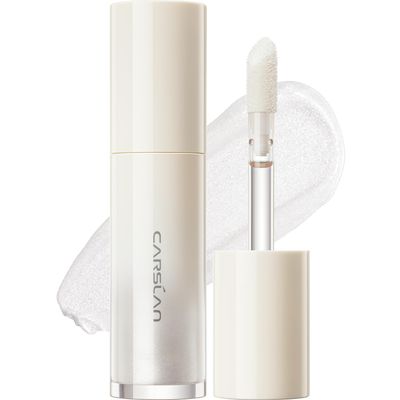 CARSLAN 3D Liquid Highlighter Makeup, Shimmer, Glowing Contour Stick Makeup, Smooth &amp; Lightweigh Face Illuminator Makeup, Moisturizing, Blendable Cream Highlighter Dewy Makeup, 01 Silver Crystal