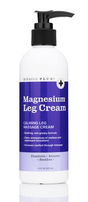 Miracle Plus Magnesium Cream For Leg Relief | Magnesium Lotion Calming Leg Cream Herbal Moisturizer Topical Body Butter Soothes  Calms Sensations, Itching, &amp; Shaking, 8 Oz