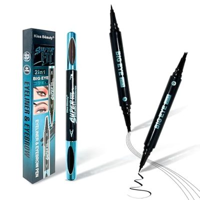 JOSURBEAUTY Magical 2-in-1 for Women Precise Brow Definition &amp; Microblading EffectEnded Eye Brow Pencils for Women with 4-Fork-Tip Light Brown