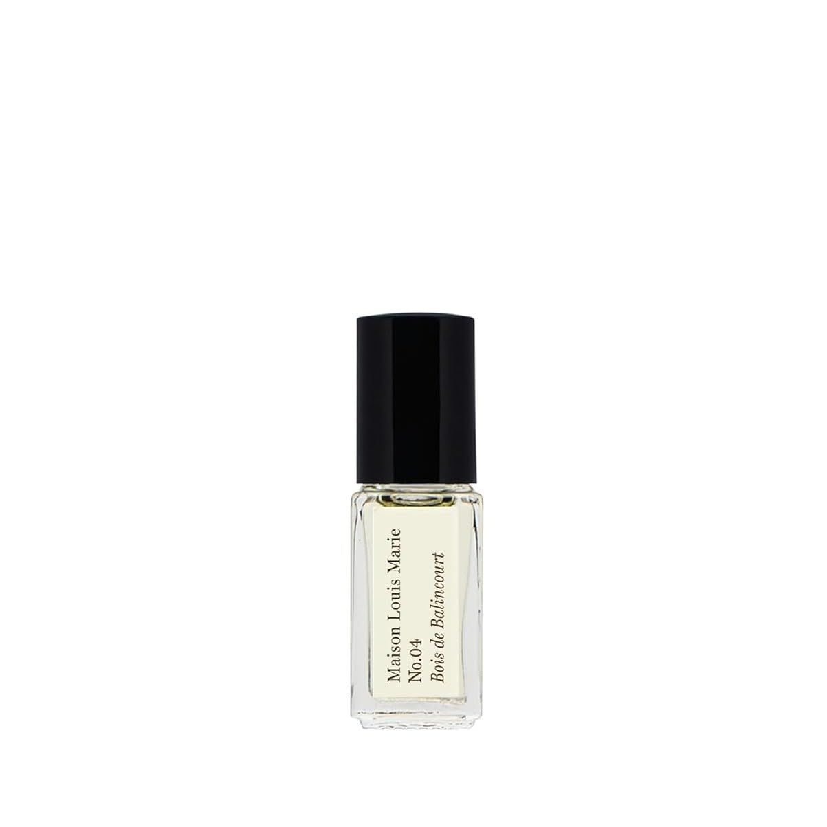 Maison Louis Marie - No.04 Bois de Balincourt Natural Roll-On Perfume Oil Sample | Luxury Clean Beauty  Non-Toxic Fragrance (0.1 fl oz | 3 ml)