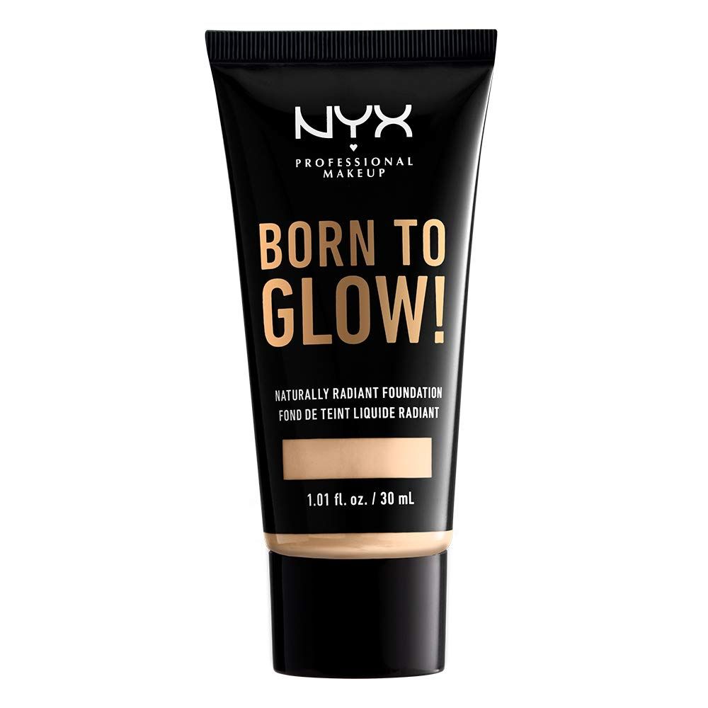 NYX PROFESSIONAL MAKEUP Born To Glow Naturally Radiant Foundation, Medium Coverage - Pale