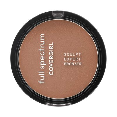 COVERGIRL Full Spectrum Sculpt Expert, Bronzer Warmth, Bronzing Powder, 0.39 Oz ,Bronzer, Bronze Makeup Look, Controls Shine, Contouring, Sculpting Powder