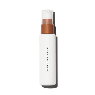 Well People Bio Bronzing Priming Serum, Nourishing Primer For Long-Lasting Makeup &amp; A Healthy Glow, Bronzes &amp; Soothes Skin, Vegan &amp; Cruelty-free