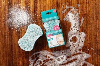 Spongeables Body Wash in a 20 Wash Sponge, Sea Salt, 3 Count