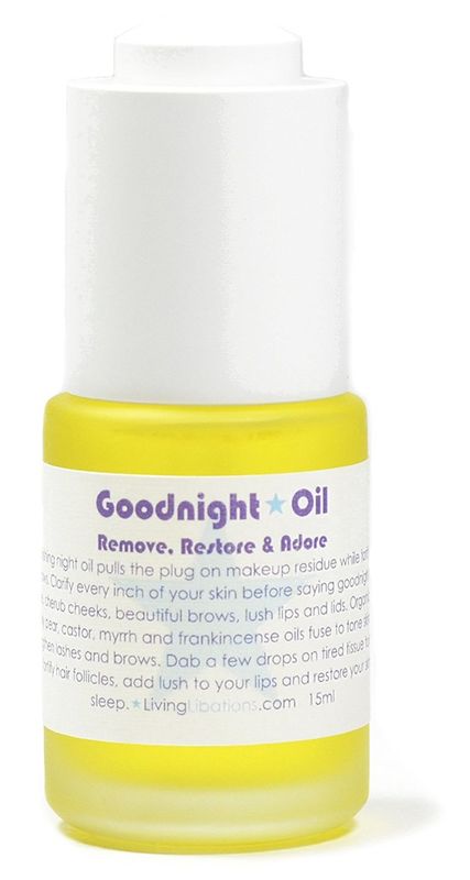 LIVING LIBATIONS - OrganicWildcrafted Goodnight Oil Eye Makeup Remover (0.5 fl oz  15 ml)