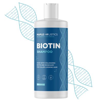 Rosemary and Biotin Shampoo for Thinning Hair - Vegan Volumizing Shampoo for Fine Hair with Argan and Tea Tree Oil - Paraben Silicone and Sulfate Free Shampoo for Dry Damaged Weak and Thin Hair Care