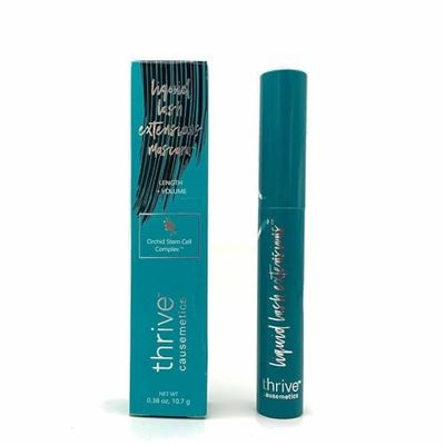 Mascara Liquid for Thrive Lash Extensions Mascara-Brynn Thick and slender,Waterproof and sweat resistant(Black 10.7g0.38 OZ