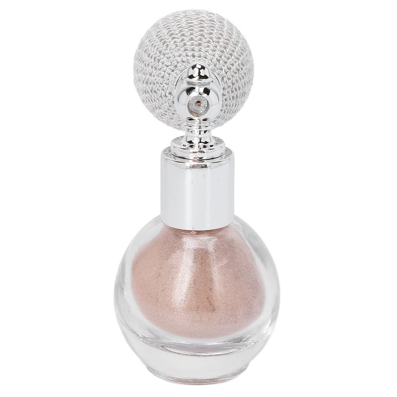 Highlighter Powder Spray, Shimmering Makeup Spray Glitter High Gloss Eyeshadow Pressed Sparkle Face Contour Refills Body Cosmetic Loose Shimmer for Women Hair Nails Art Craft Design (champagne)