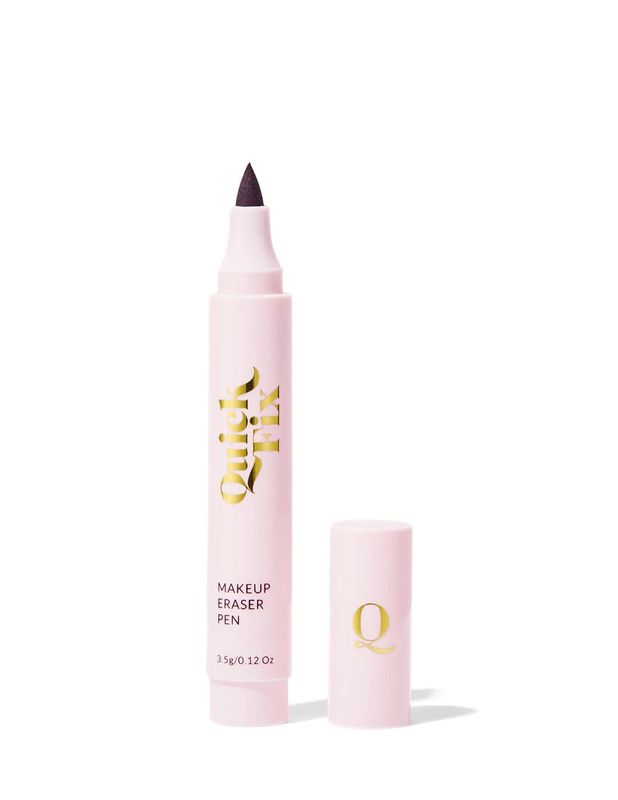 The Quick Flick Reusable Quick Fix Makeup Eraser Pen - Instant Travel Size Makeup Remover Pen for Eyeliner, Mascara, Lips, &amp; Brows - Precision Smudge Corrector, Gentle on Skin &amp; Mess-Free