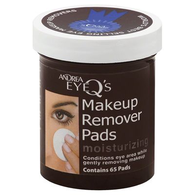 Andrea Eye Q&#39;s Eye Make-Up Remover Pads Moisturizing 65 Each (Pack of 4)