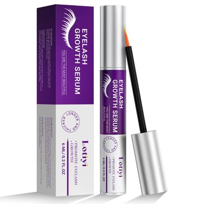 LOTIYI Eyelashes Growth Serum - 6ml Eyelash Growth Serum for Natural Lashes &amp; Extensions &amp; Eyebrows, Thicker, Fuller &amp; Longer Looking Eyelashes Lash Enhancing Serum, Vegan &amp; Cruelty-Free